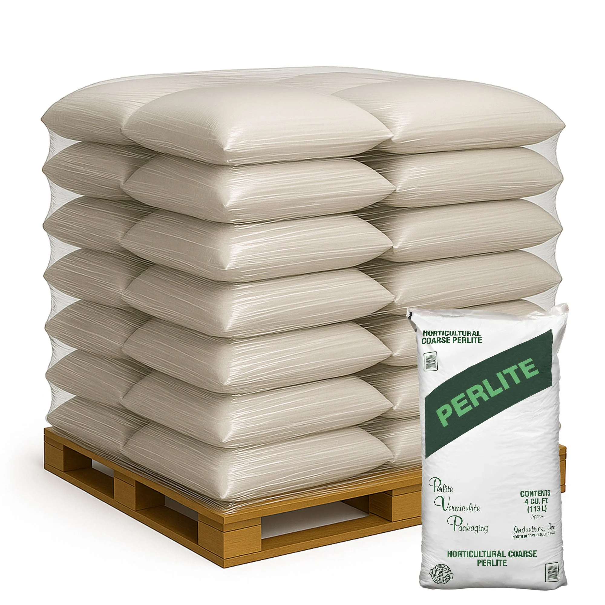 PVP Industries 20 Pack Organic Coarse Perlite Planting Soil Additive, 4 cu ft