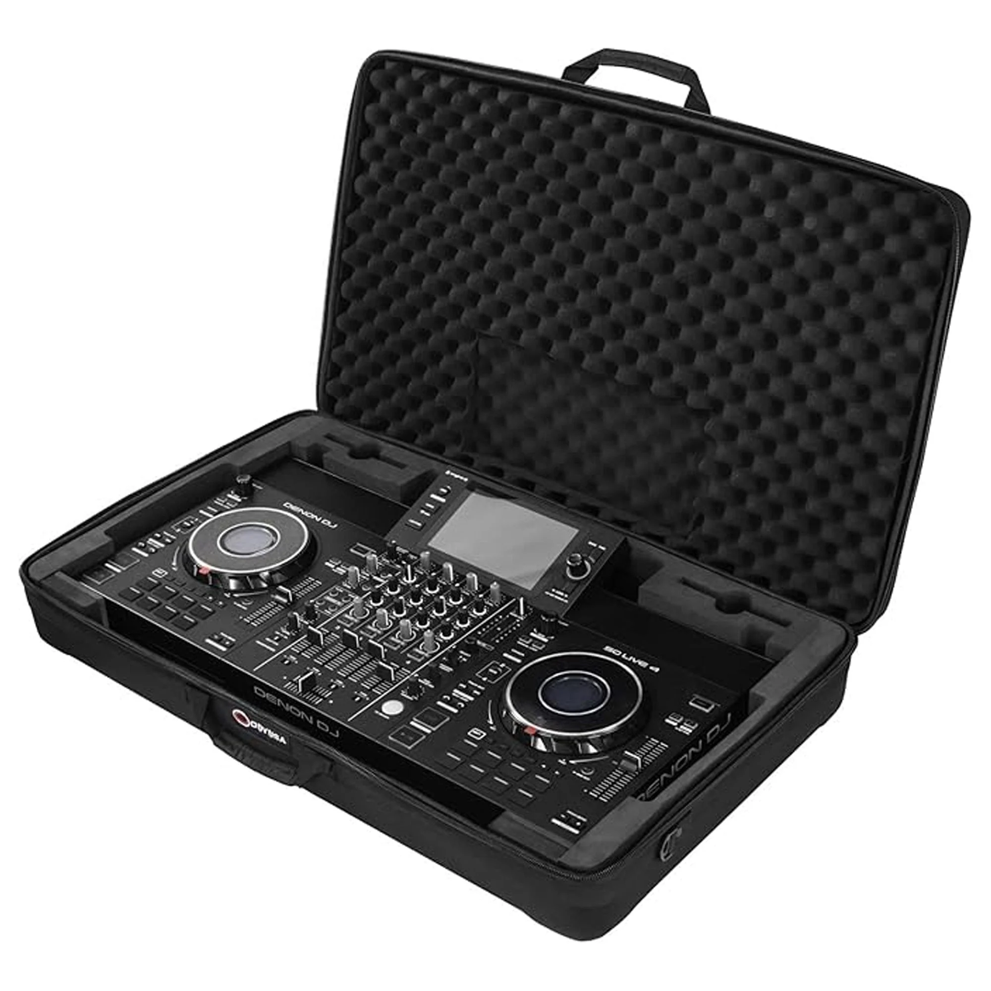 Odyssey Cases EVA Molded Case for Denon DJ SC LIVE 4, Dual Layer Foam Interior