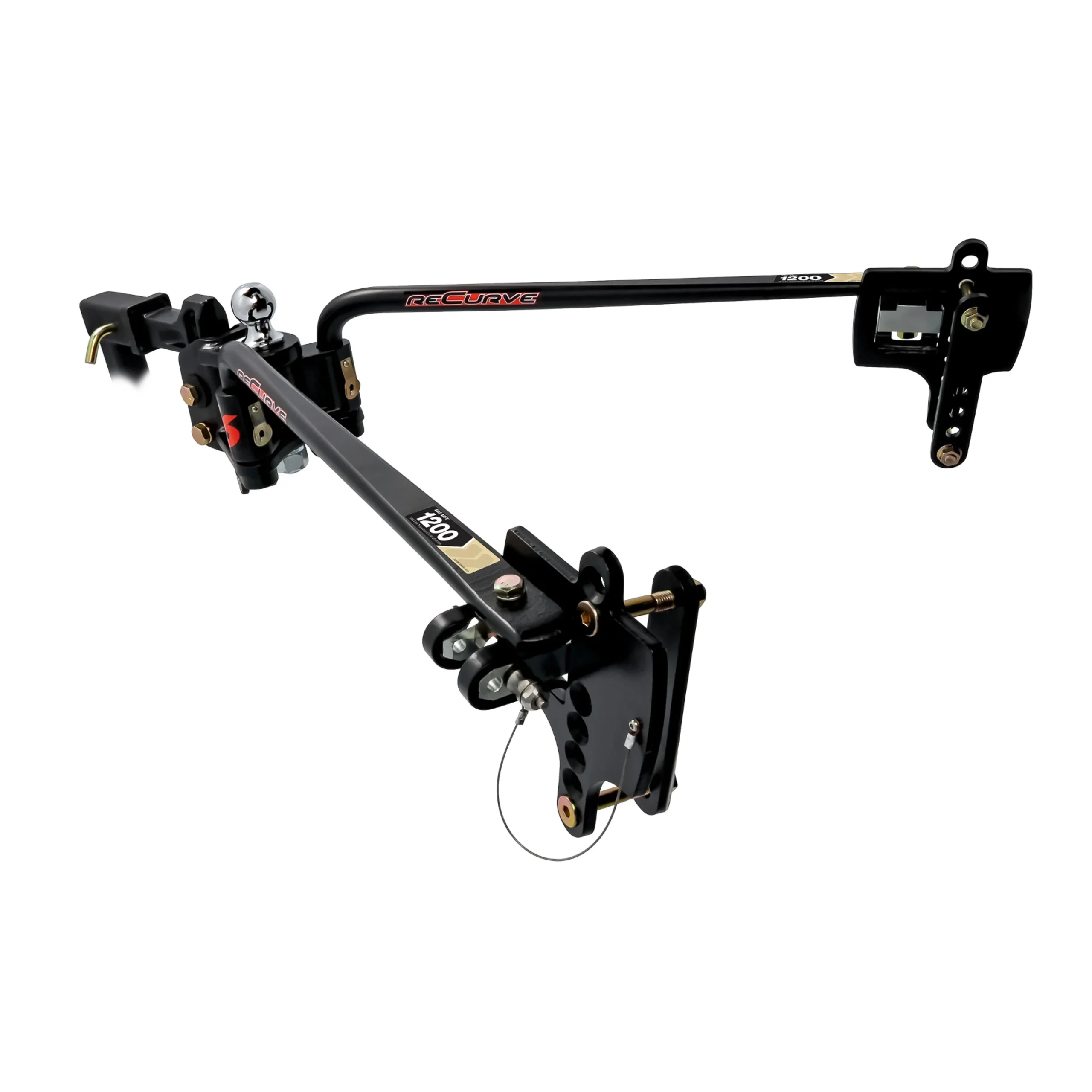 Camco Eaz-Lift ReCurve R6 1200Lb Weight Distribution Hitch, Sway Control, 48734
