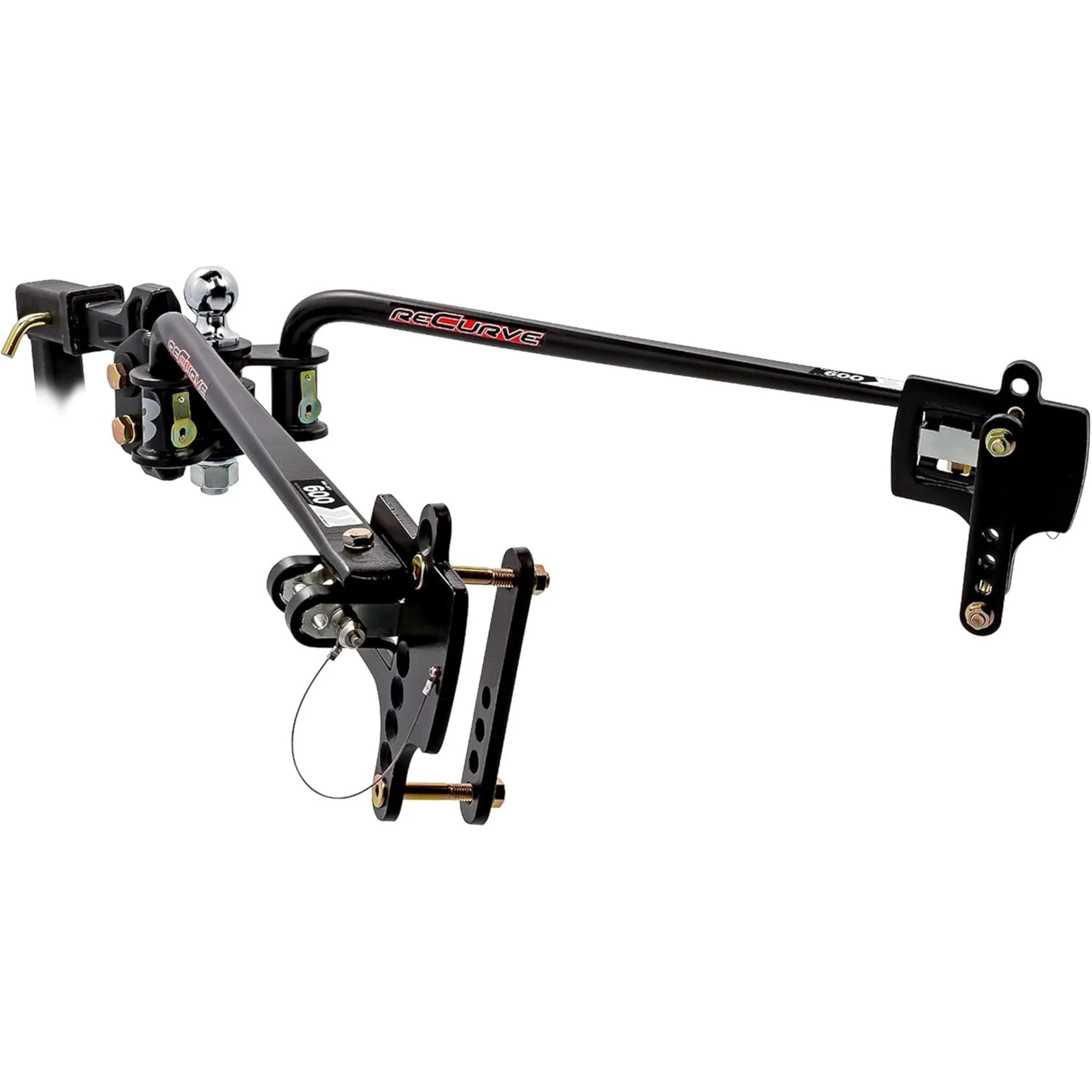 Camco Eaz-Lift ReCurve R3 600Lb Weight Distribution Hitch, Sway Control, 48751