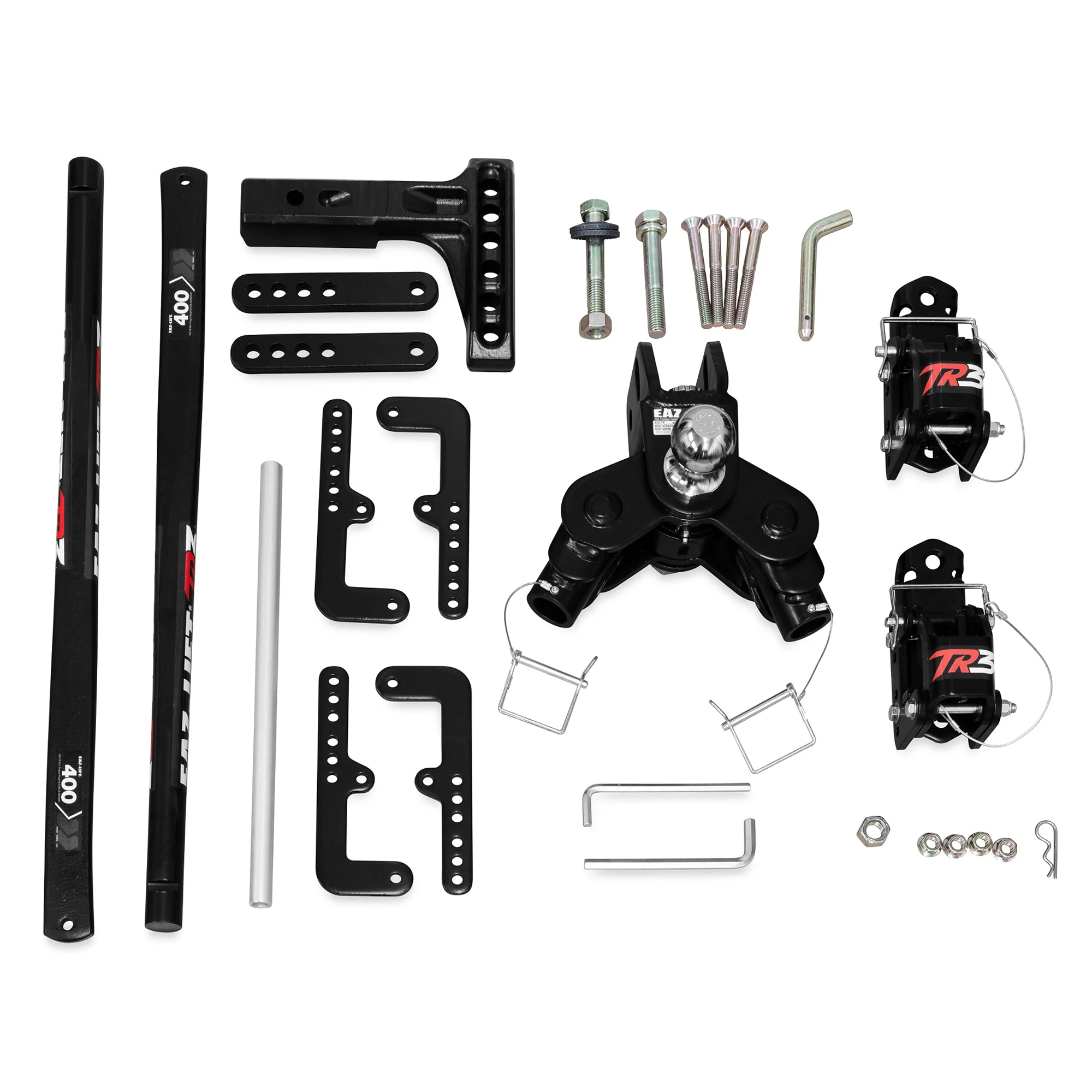 Camco Eaz-Lift TR3 400Lb Weight Distribution Hitch Kit with Sway Control, 48903