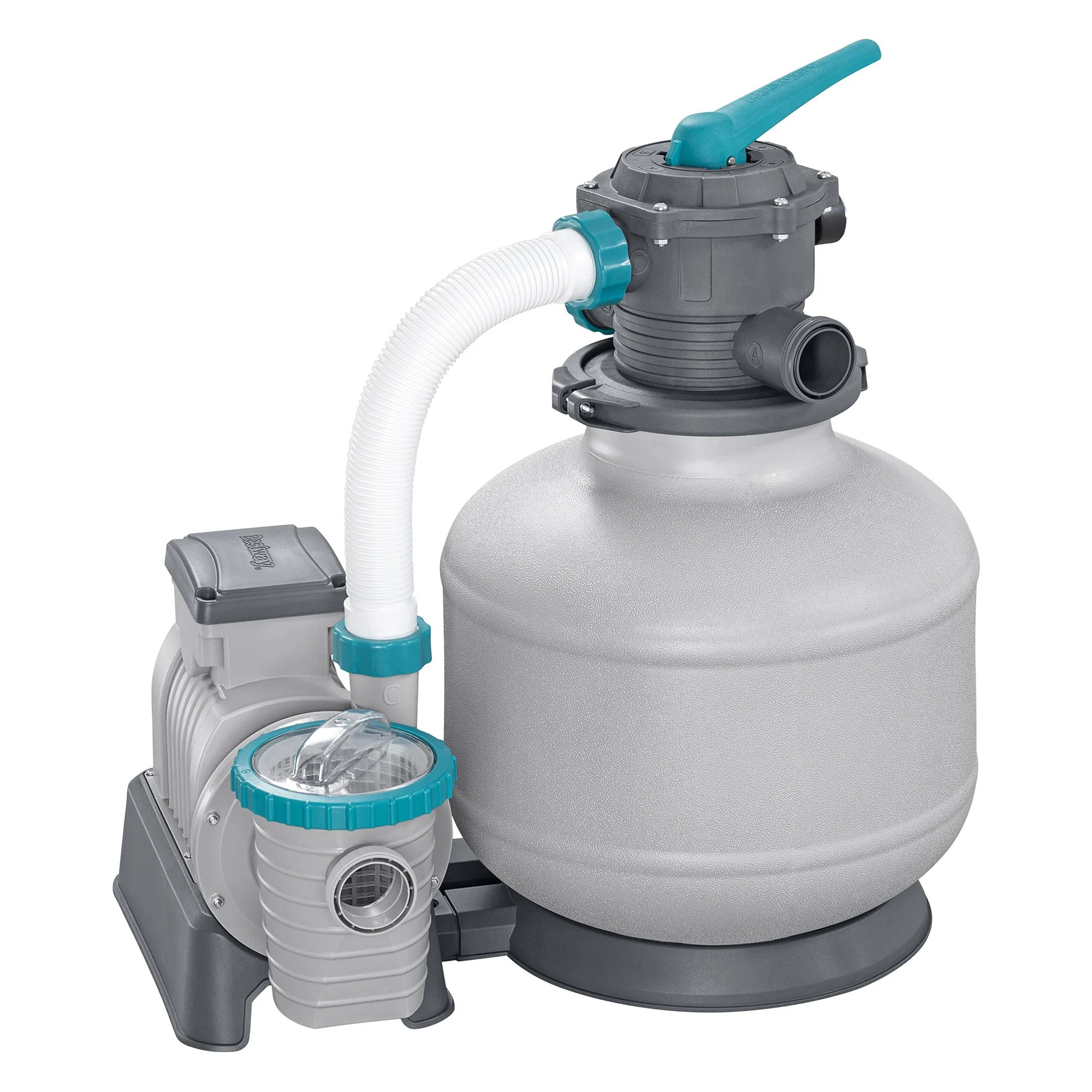 Bestway 3,000 Gallon Sand Filter Pump for Above Ground Outdoor Swimming Pools