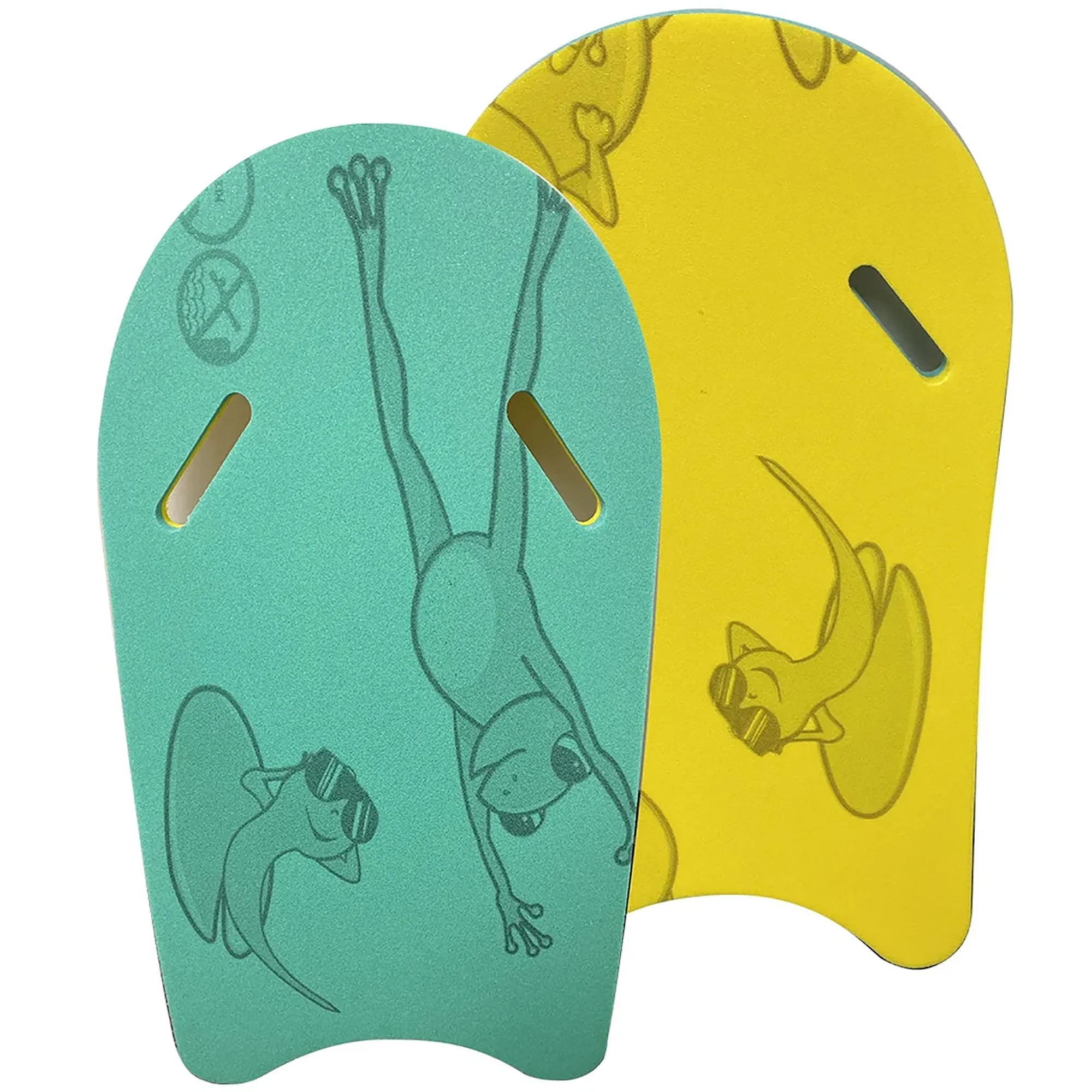 Aqua Lily Pad Giant Kick Boards, Swimming Aid for Adults, 36″ x 20″, Set of 2