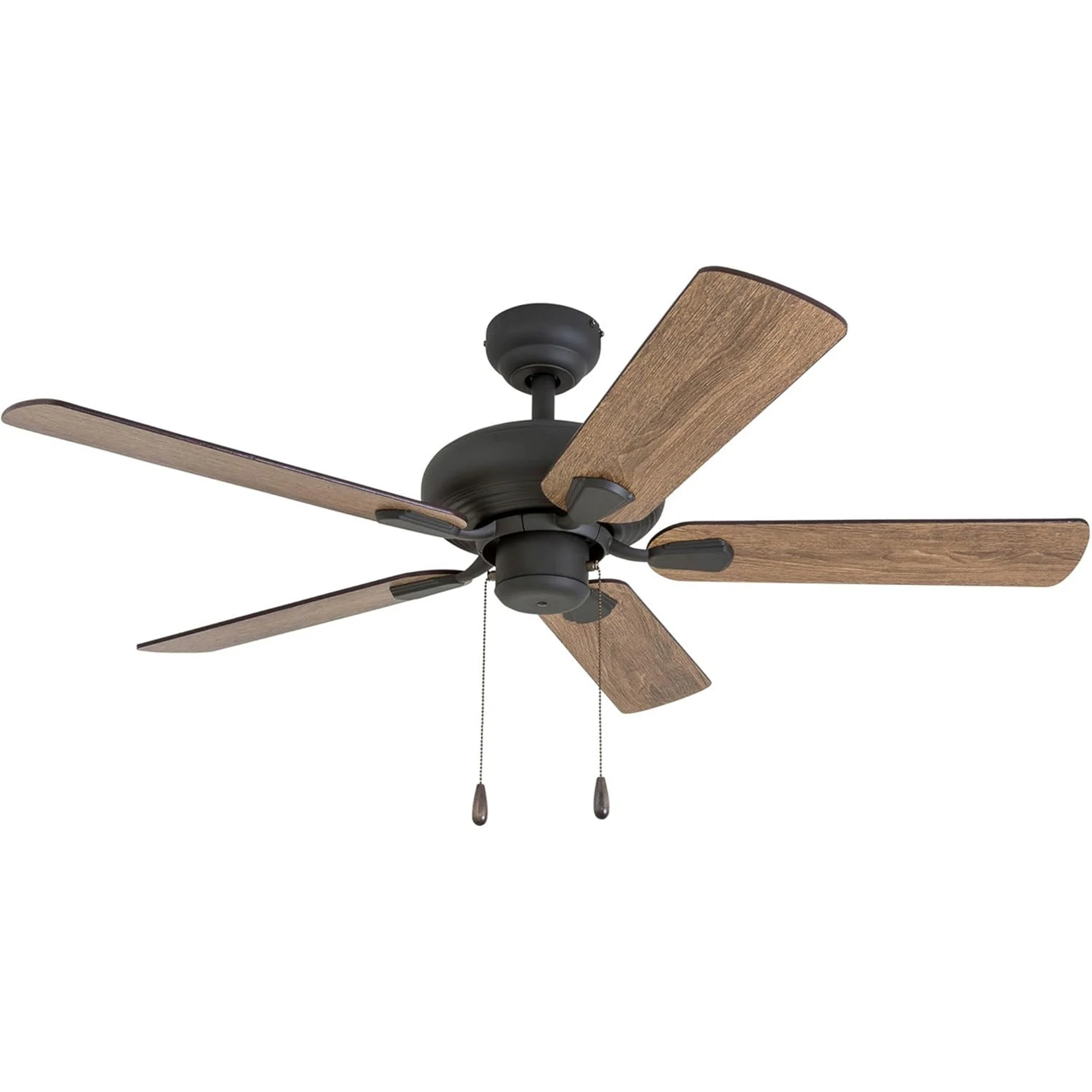 Honeywell Russwood 42" Indoor Ceiling Fan with Pull Chain, No Light, Bronze
