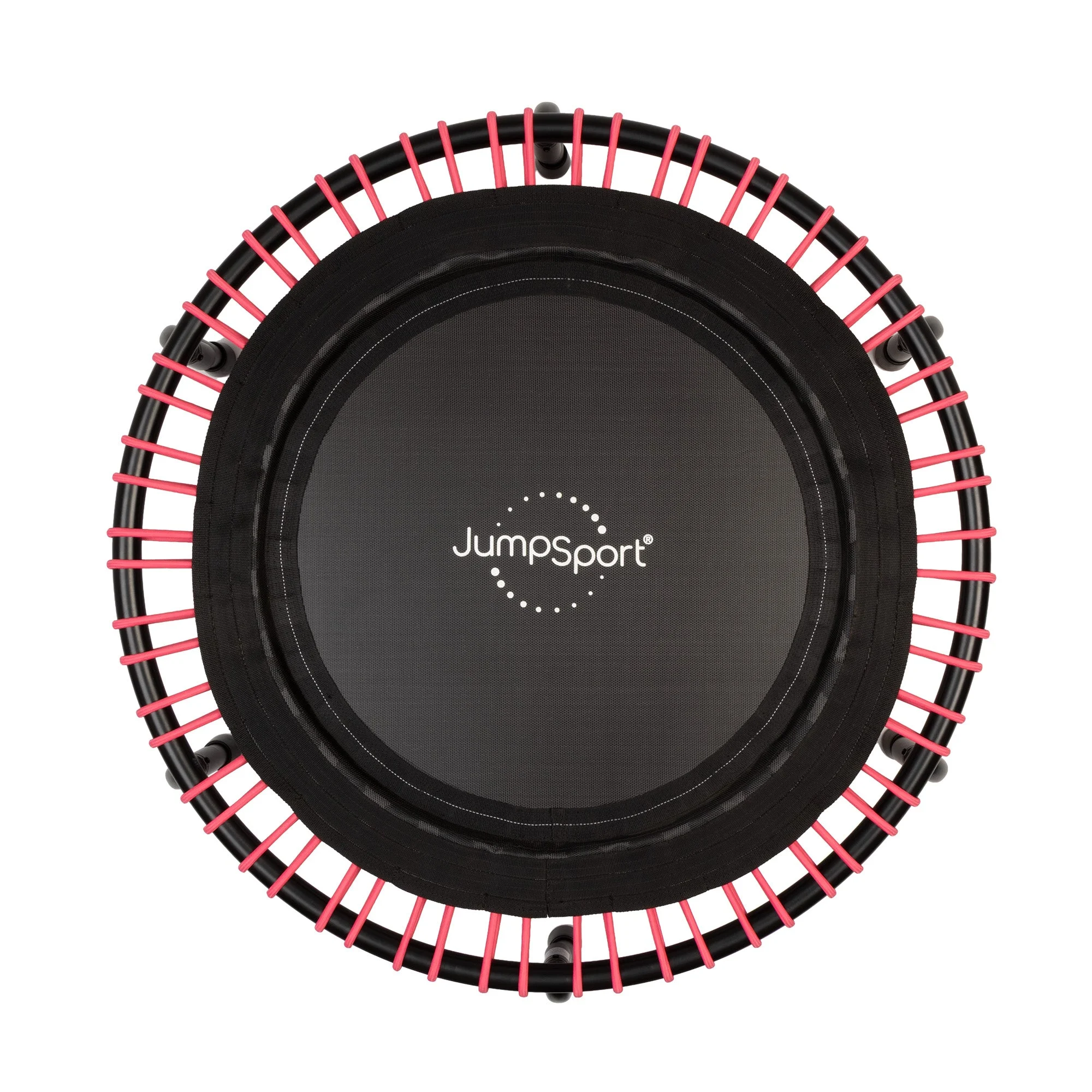 JumpSport 230 Workout Rebounder for Adults, 39" Mini Fitness Trampoline, Black