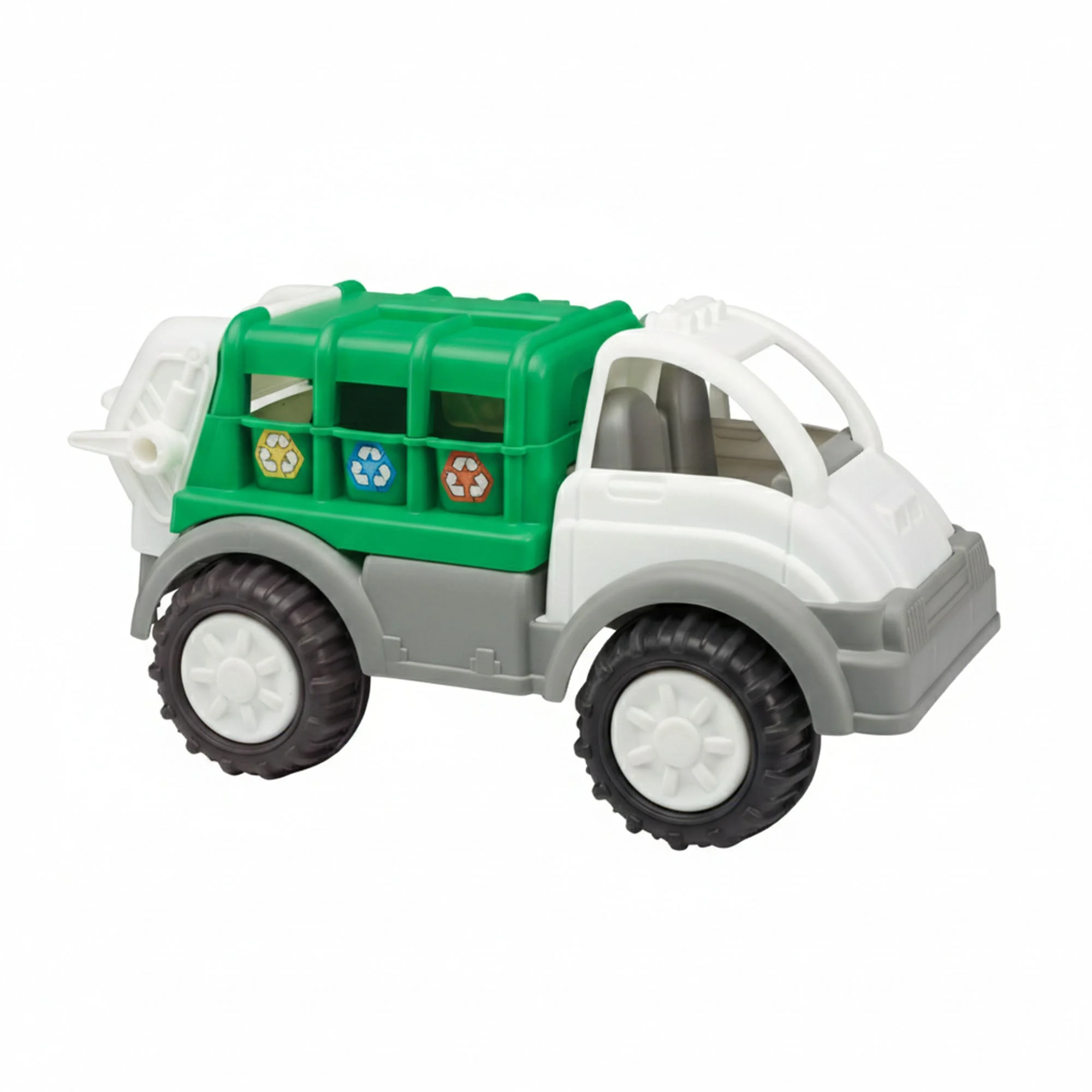 American Plastic Toys Giant Recycling Truck Toy for Kids Ages 2 Years and Up