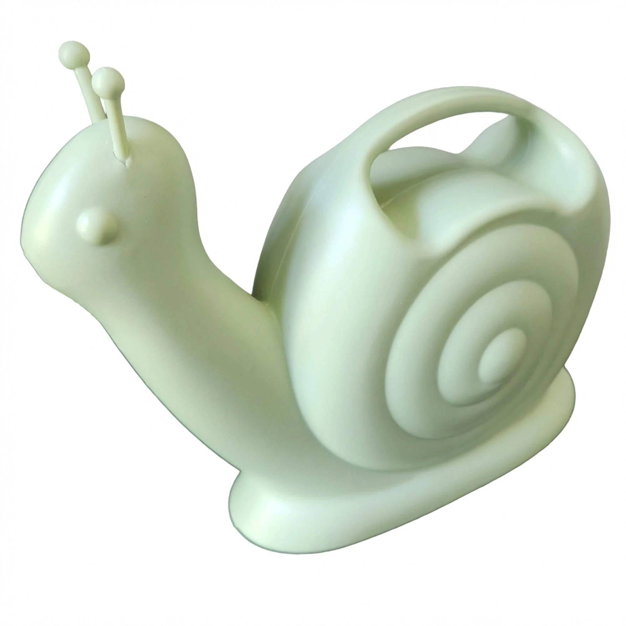 Union Products Snail Water Can with Built-in Handle, 1.8L Capacity, Light Green
