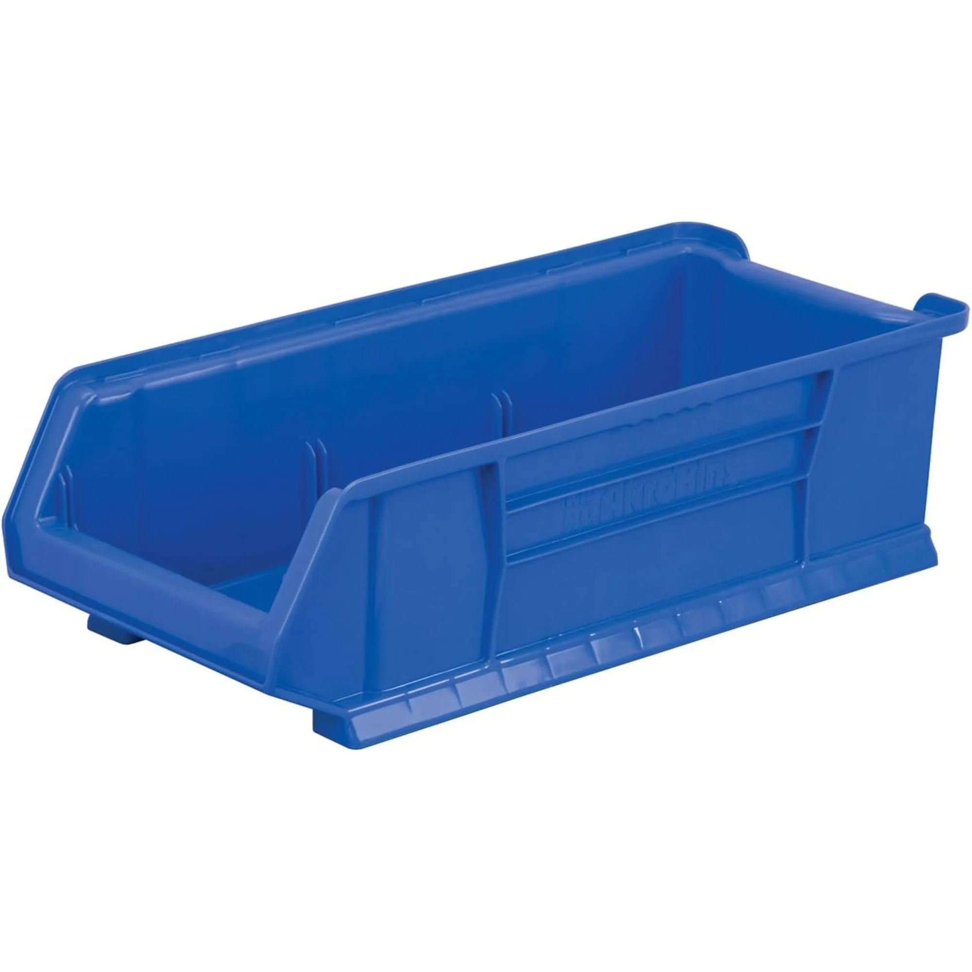 Akro-Mils 4 Pack AkroBins Plastic Storage Bins, Space-Saving Organizers, Blue