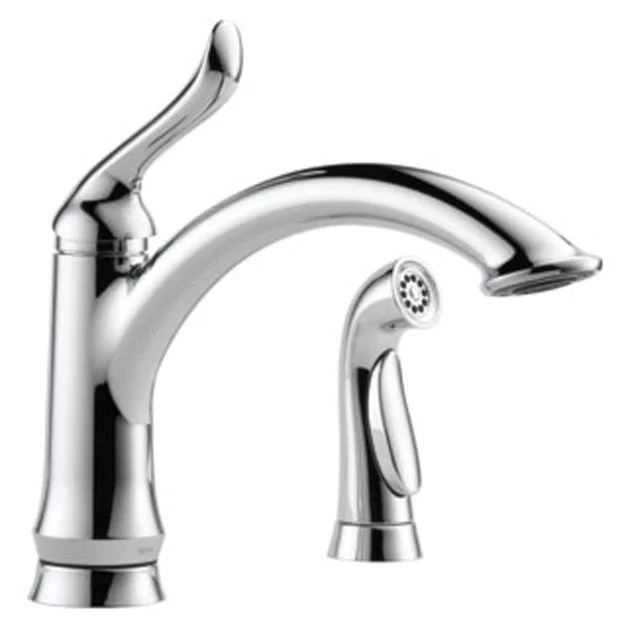 Linden Single Handle Kitchen Faucet with Side Sprayer - OPEN BOX