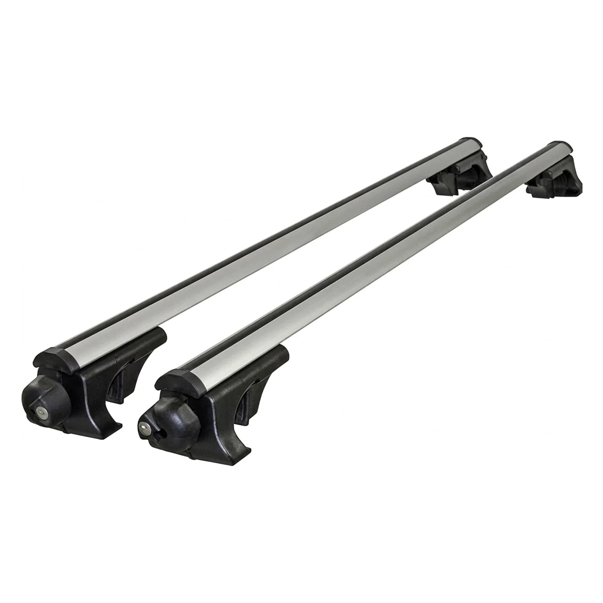 Apex Universal Aluminum Roof Cross Bars, Side Rail Mounted with Adjustable Knobs