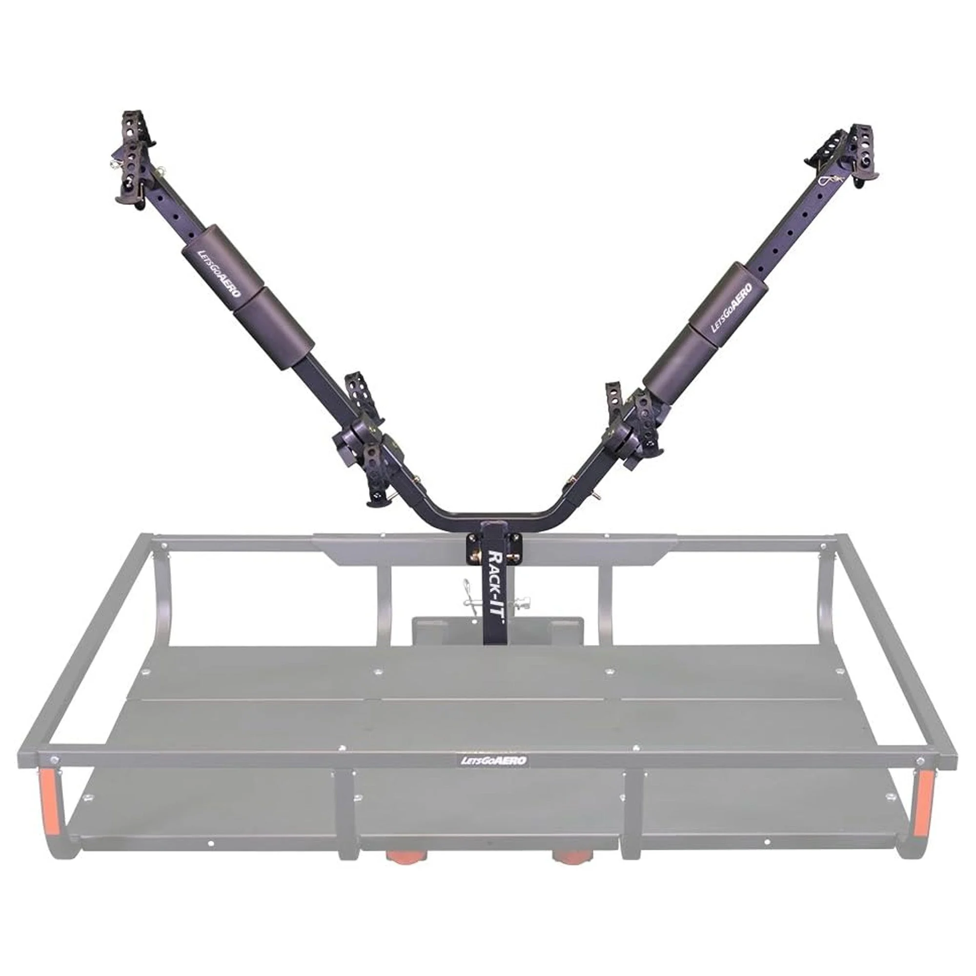 Let's Go Aero Rack-It 2 Bike Accessory Carrier, Metal Cargo Rack, 80 lb Capacity