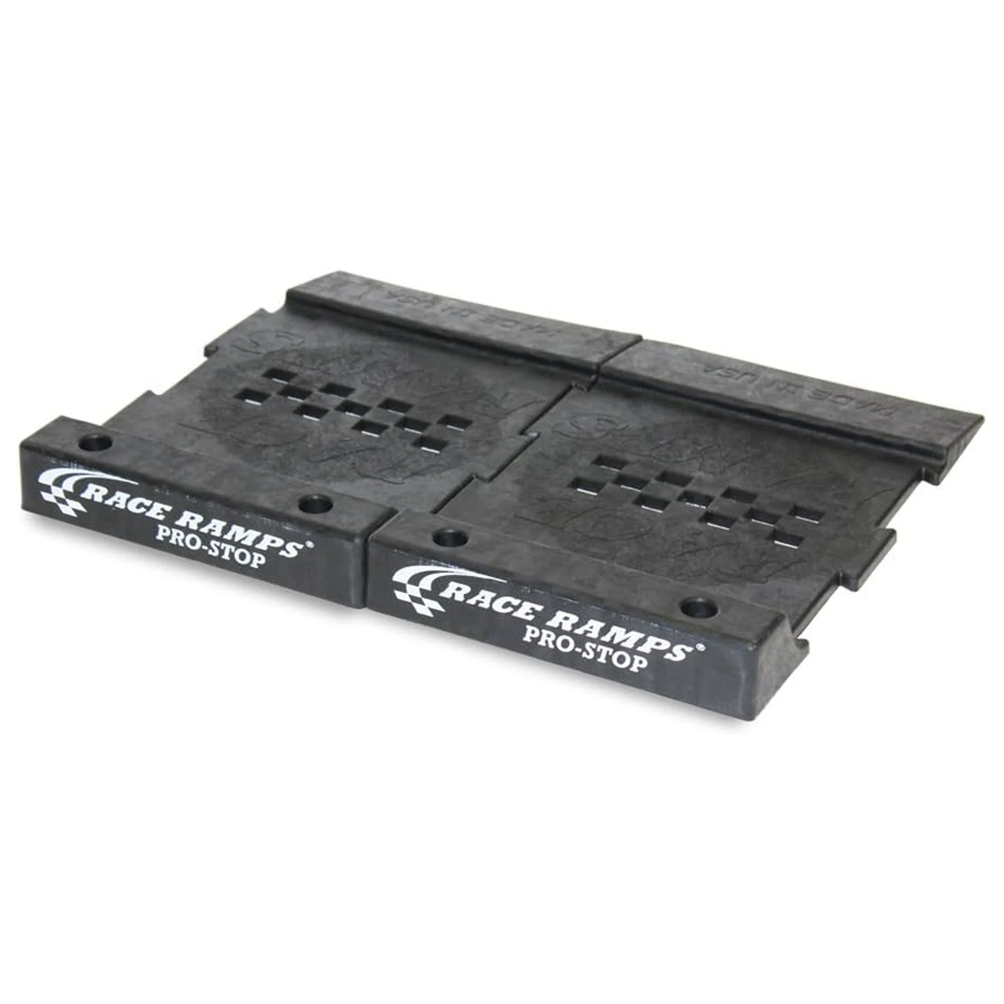 Race Ramps Pro Stop Parking Guide, Rubber Vehicle Stopper for Garage, Set of 2