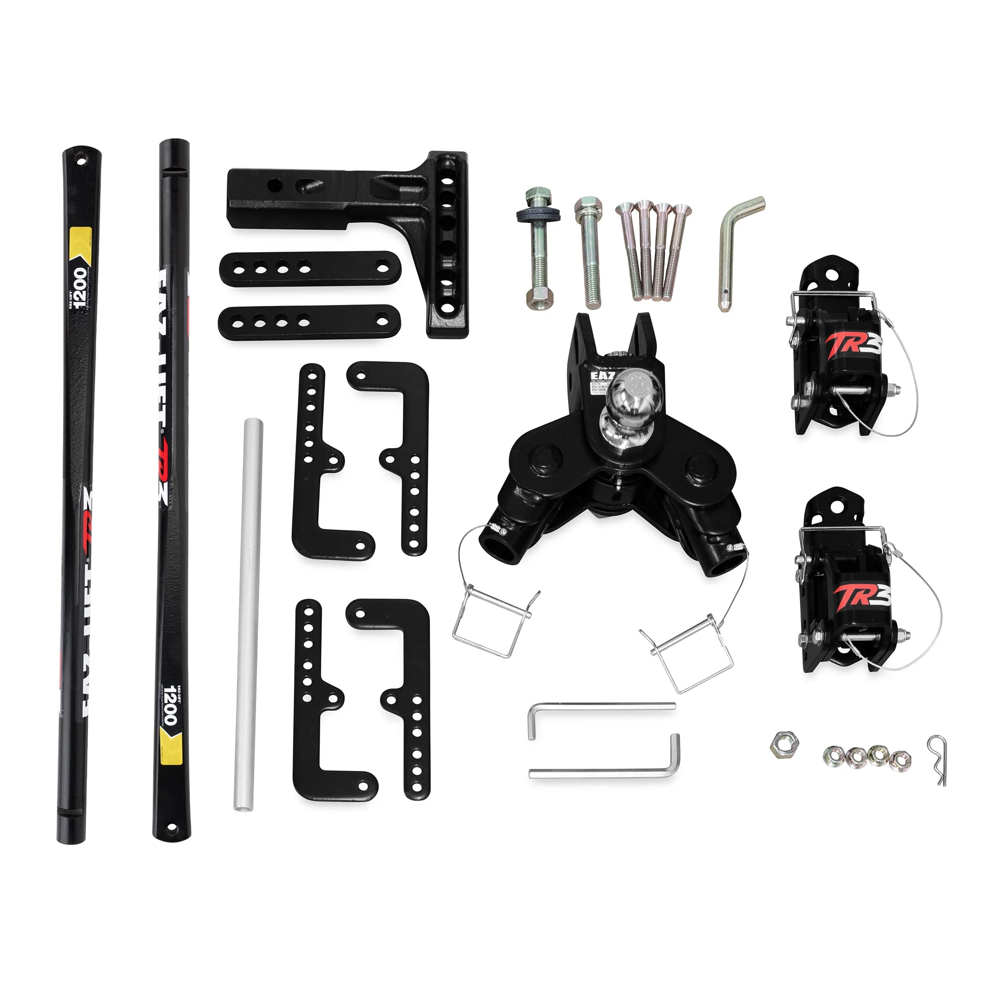 Camco Eaz-Lift TR3 1200Lb Weight Distribution Hitch Kit with Sway Control, 48902