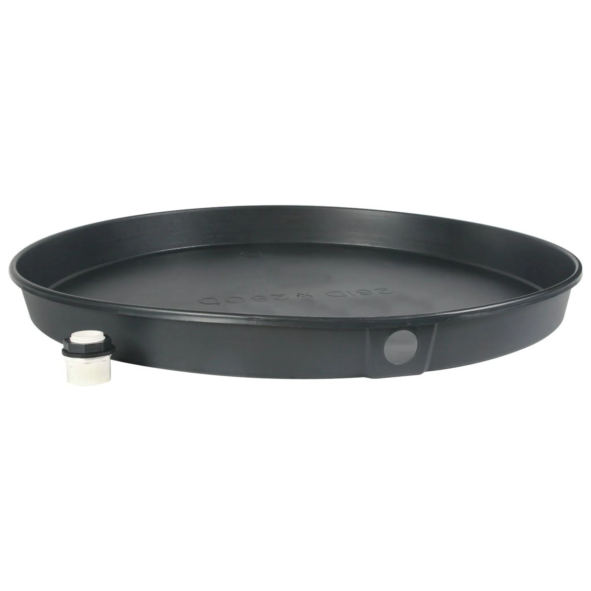 Camco 26 Inch ID Drain Pan, Drip Tray w/ PVC Fitting for Electric Water Heaters