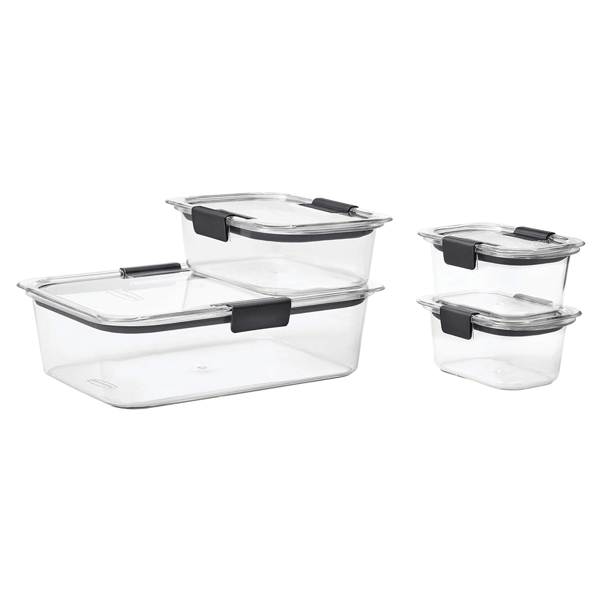 Rubbermaid Brilliance Leak-Proof Food Storage Containers with Airtight Lids