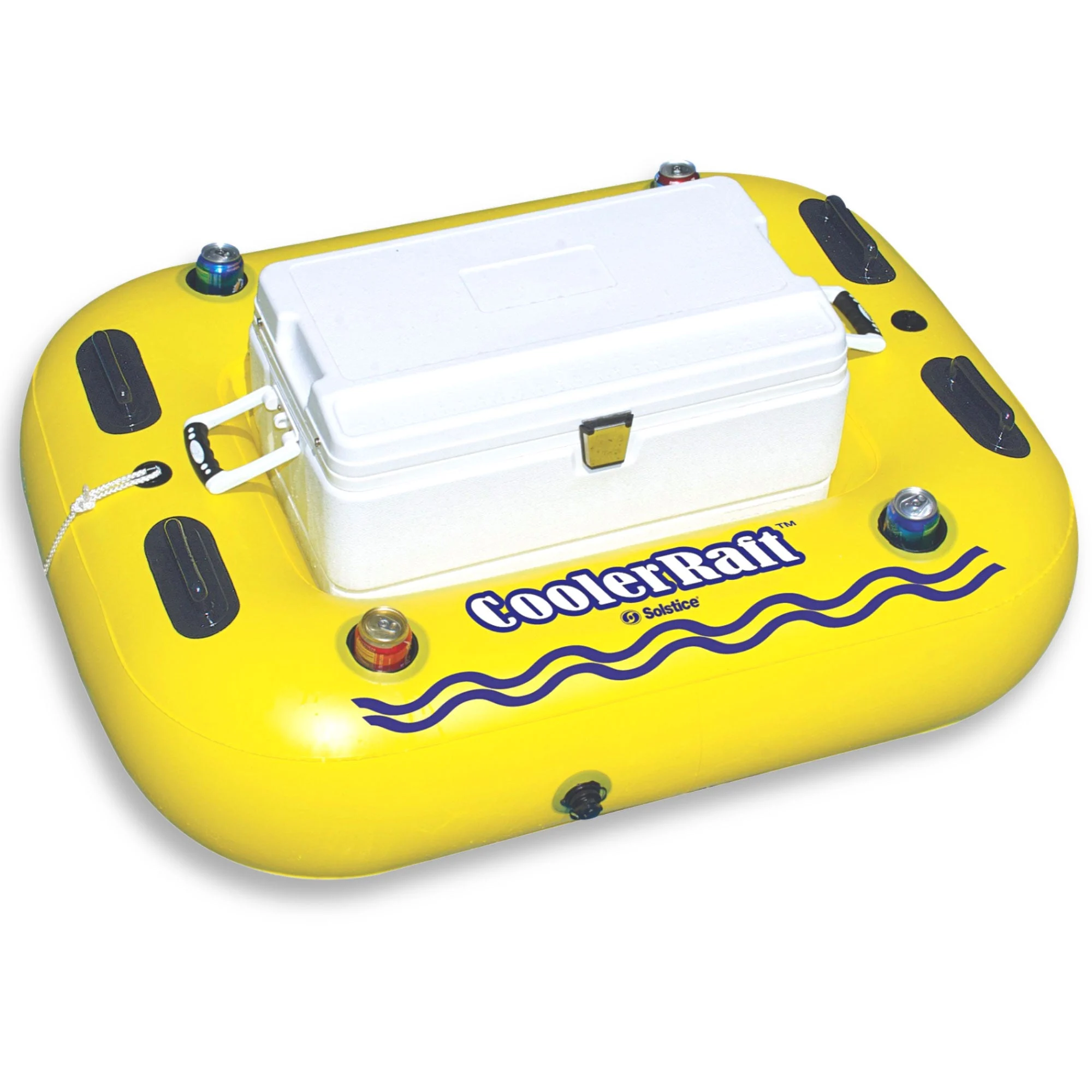 New Swimline 17075ST Swimming Pool River Rough Cooler Raft Heavy Duty Tube Float