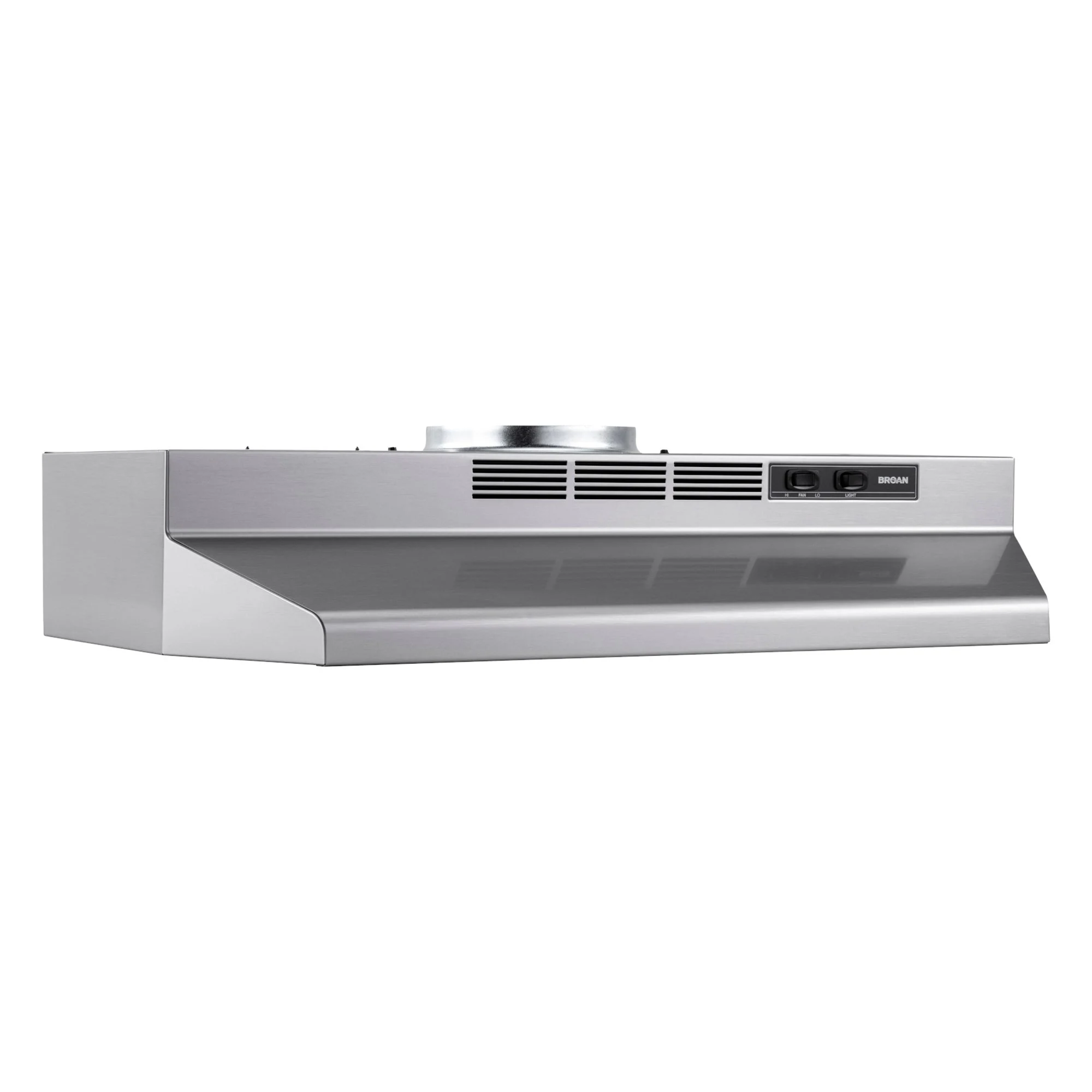 Broan-NuTone Convertible Range Hood, 30 Inch, 230 Max CFM, PrintGuard Stainless