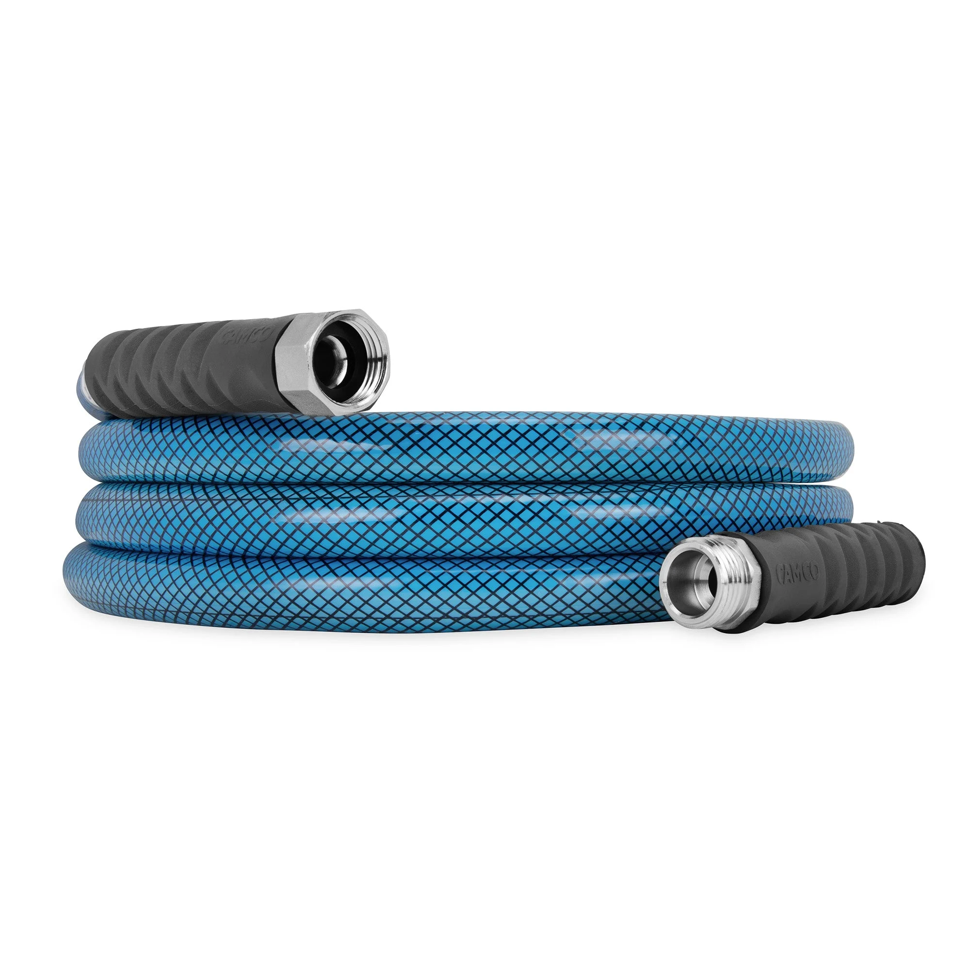 Camco TastePURE 10 Foot No Kink Heavy Duty PVC Premium Drinking Water Hose, Blue