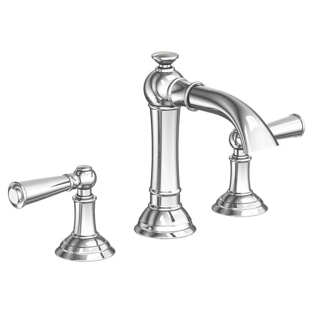 Aylesbury Two Handle Widespread Bathroom Faucet with Drain