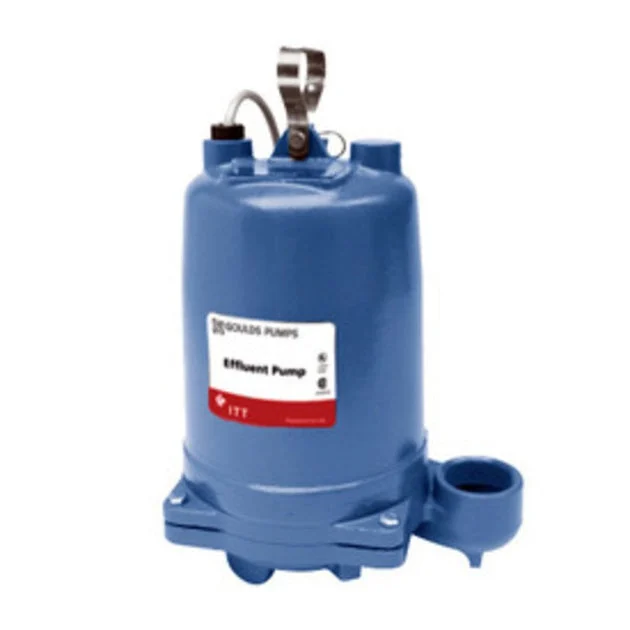 Submersible Pump Effluent 1/2 Horsepower 115 Volt 1 Phase 60 Hertz for Sewage Systems