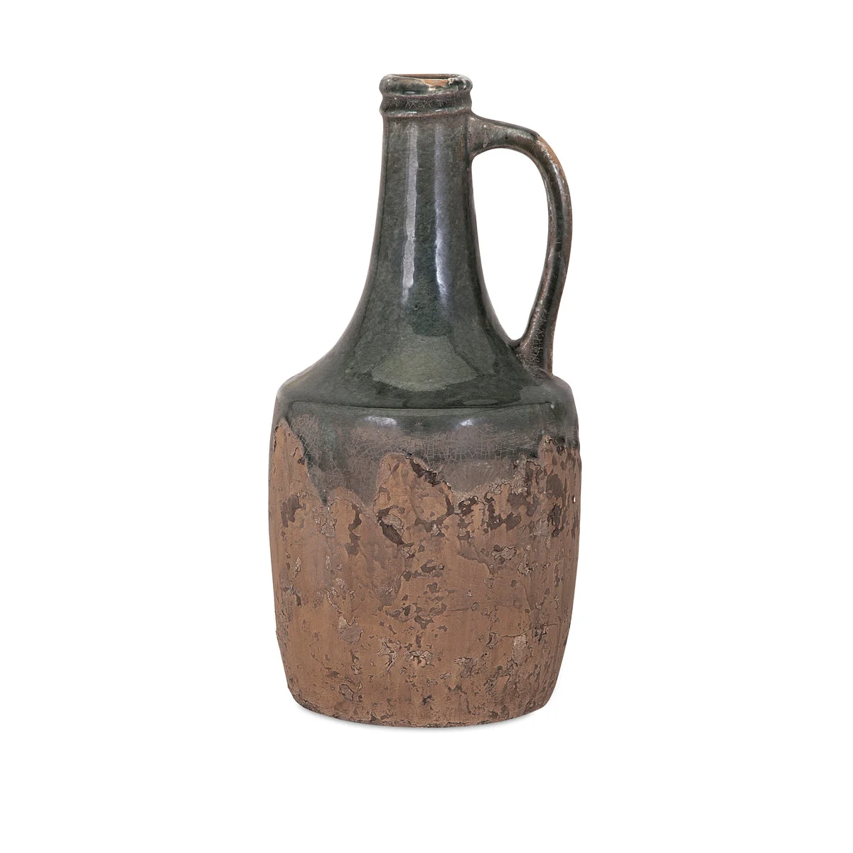 IMAX Worldwide Home Bardot Large Blue Stone Ceramic Jug
