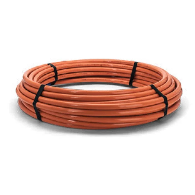 Radiant Tubing PERT 3/8 Inch 600 Feet Polyethylene Coil Orange