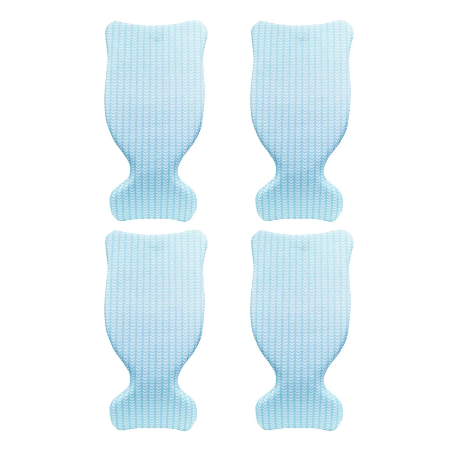 Magic Time International Saddle Pool Float, Blue with Chevron Pattern (4 Pack)