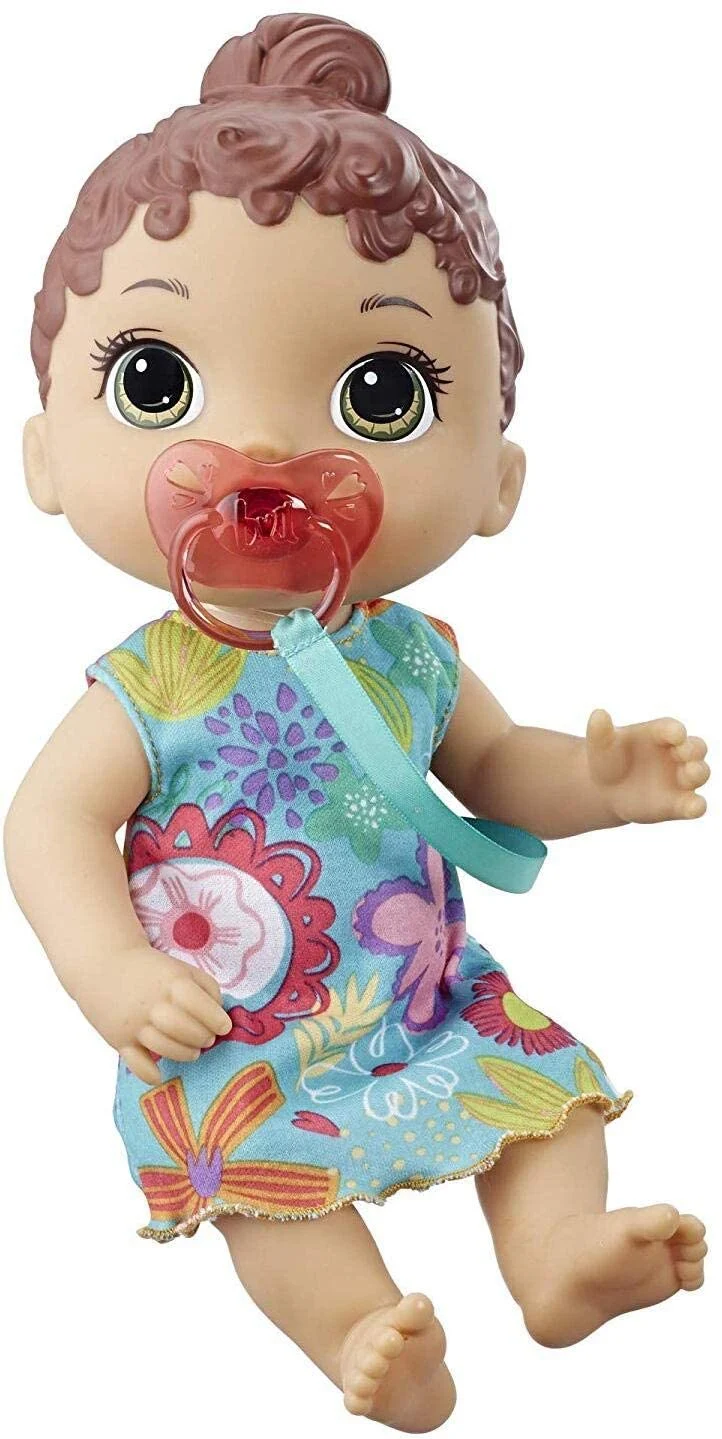 Baby Alive Baby Lil Sounds: Interactive Brown Hair Baby Doll