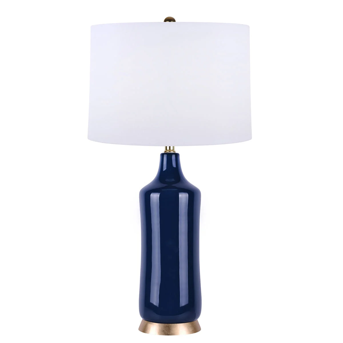 Sagebrook Home Ceramic 30`` Table Lamp, Blue