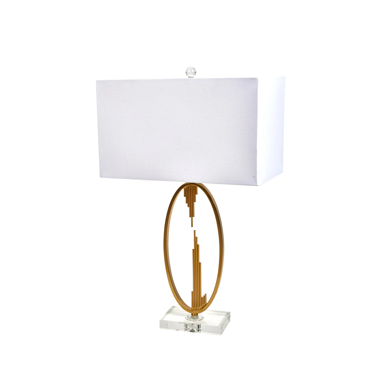 Sagebrook Home 50049 29" Metal Abstract Table Lamp, Gold