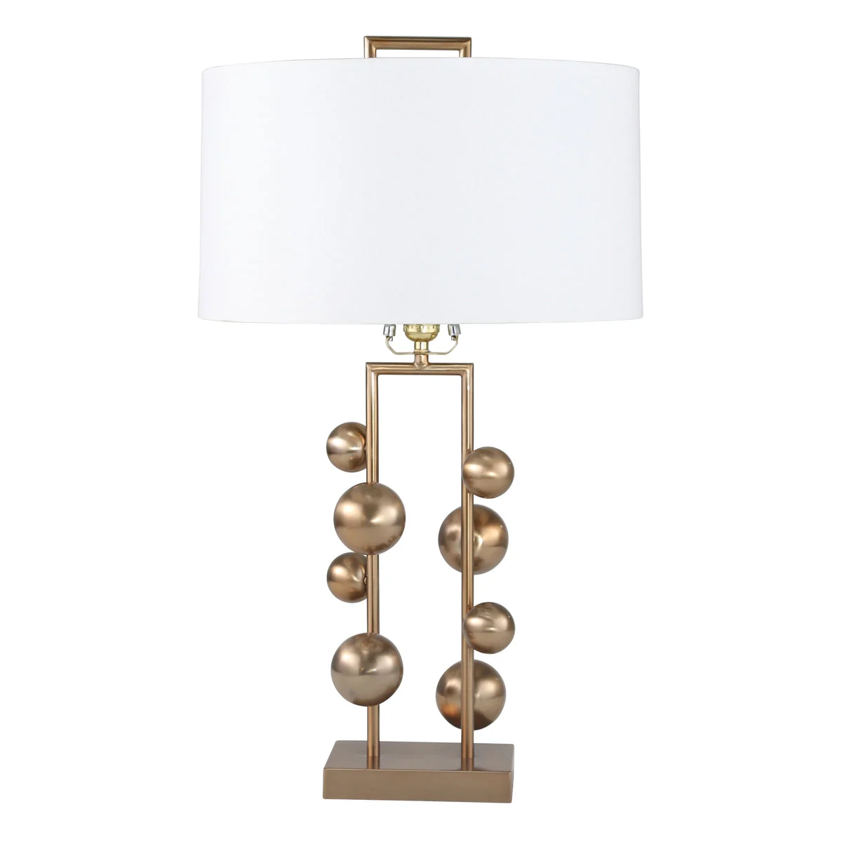 Sagebrook Home Metal 26`` Ball Frame Table Lampusb, Gold