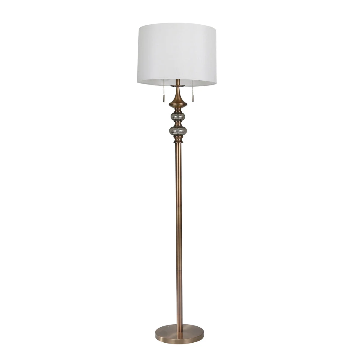 Sagebrook Home Metal 61`` Floor Lamp, Bronze