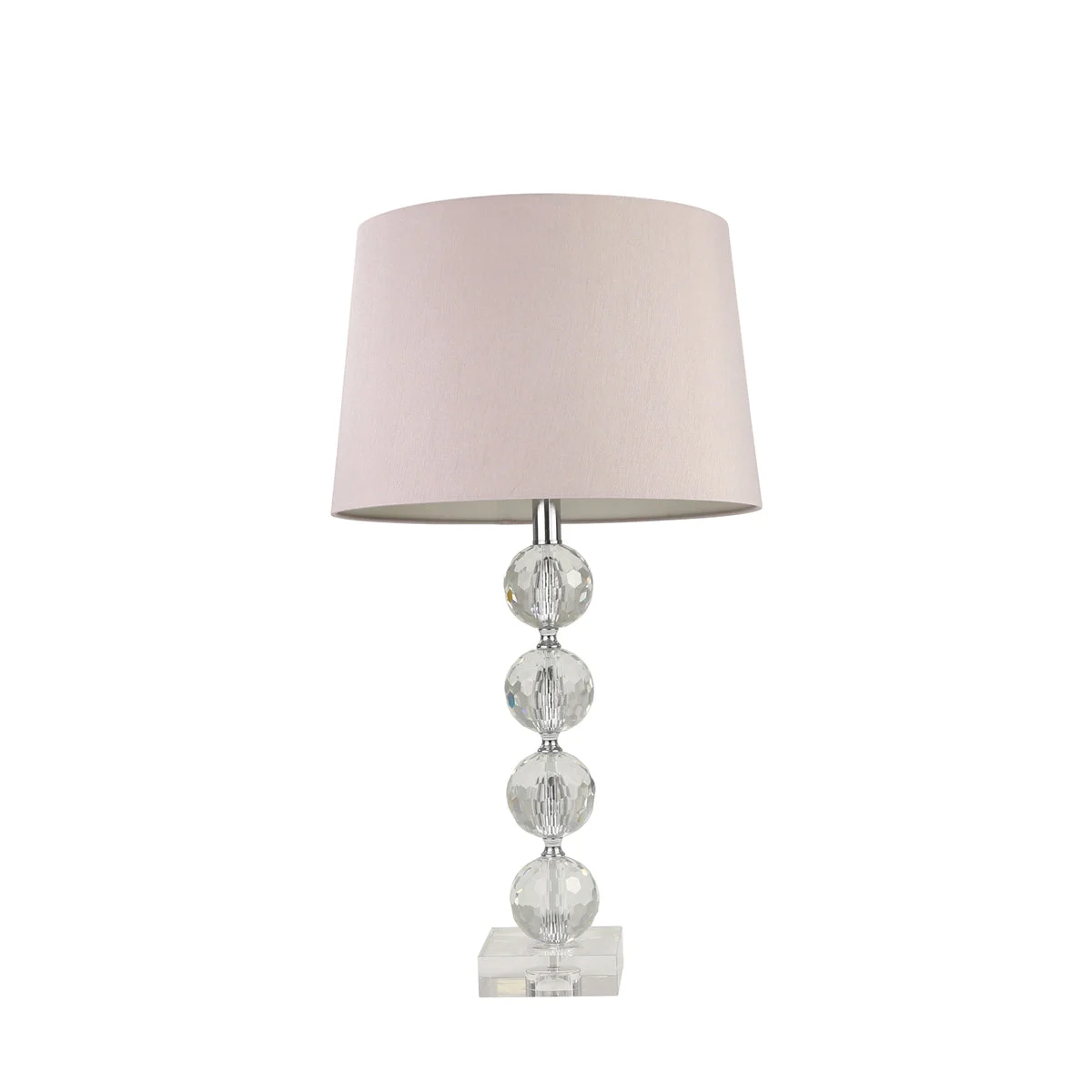 Sagebrook Home 50191 28" Glass 3 Ball Table Lamp, Clear