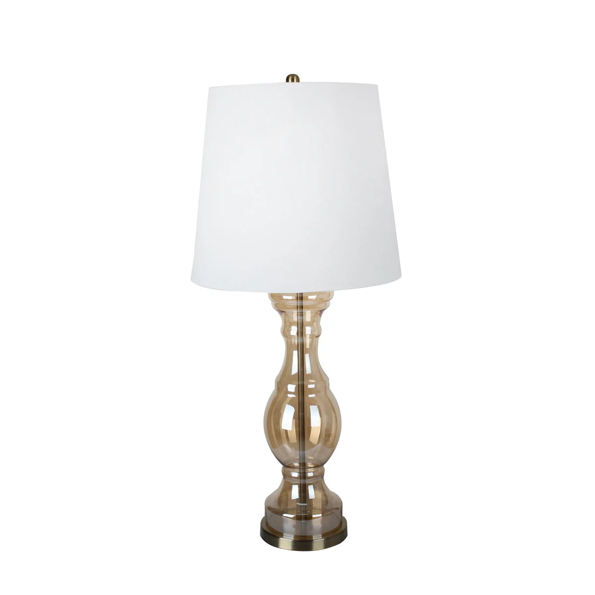 Sagebrook Home Glass 38`` Iridescent Table Lamp