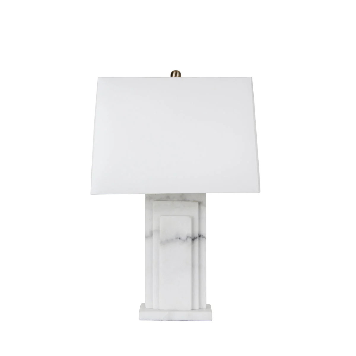 Sagebrook Home Marble 29`` Table Lamp, White