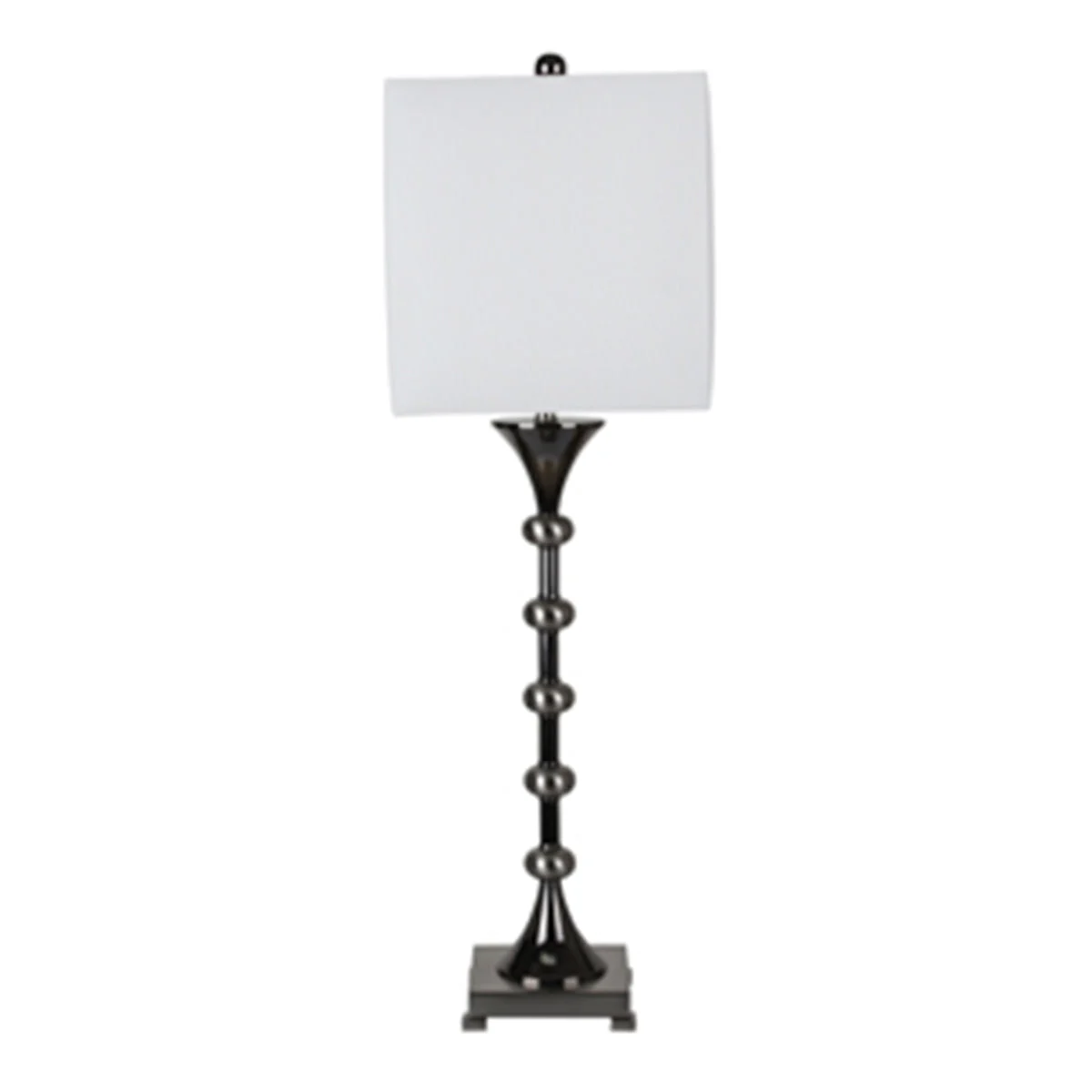 Sagebrook Home Metal 36`` 5 Ball Table Lamp, Silver/Black