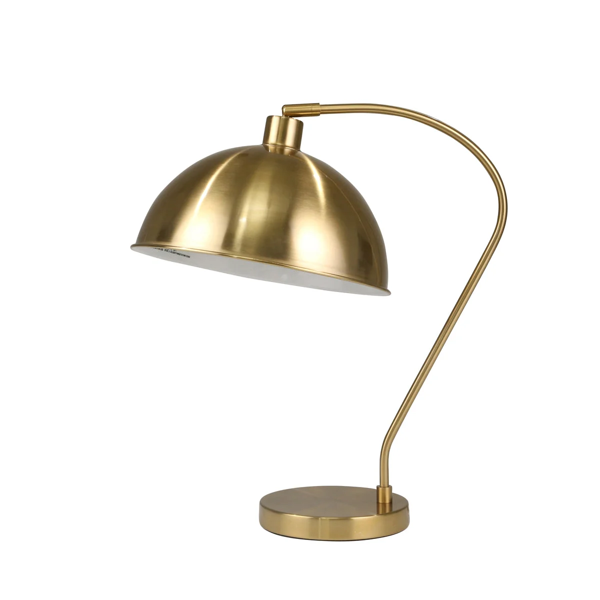 Sagebrook Home Metal 21`` Dome Shade Table Lamp, Gold