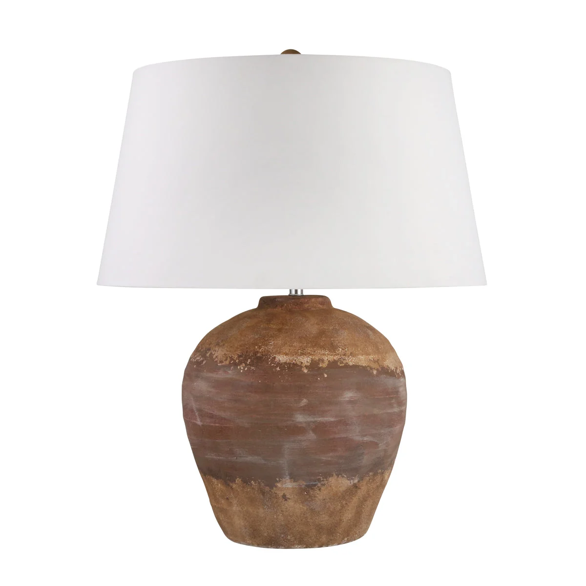 Sagebrook Home Ceramic 28`` Urn Table Lamp, Brown