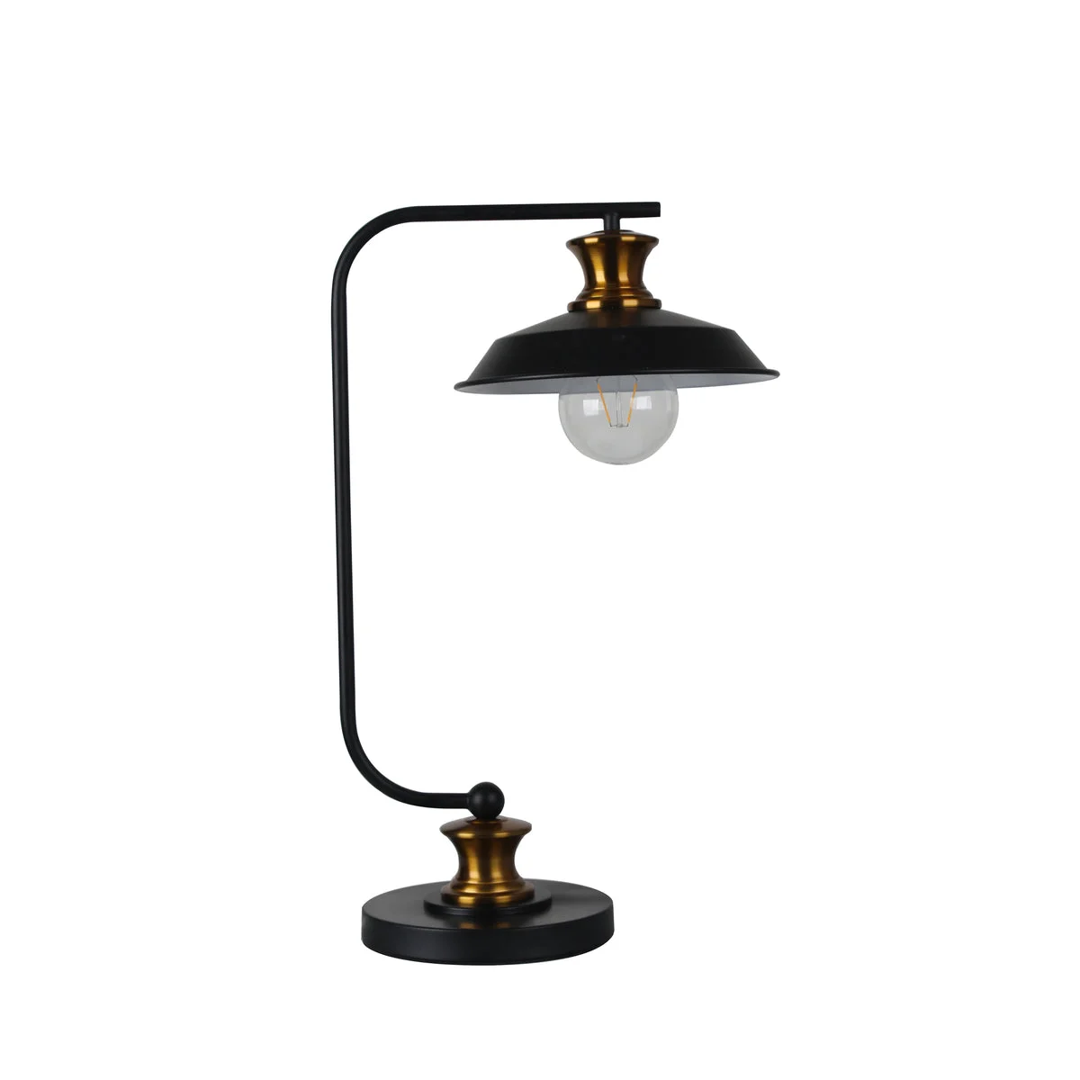 Sagebrook Home Metal 22`` Street Light Table Lamp, Black