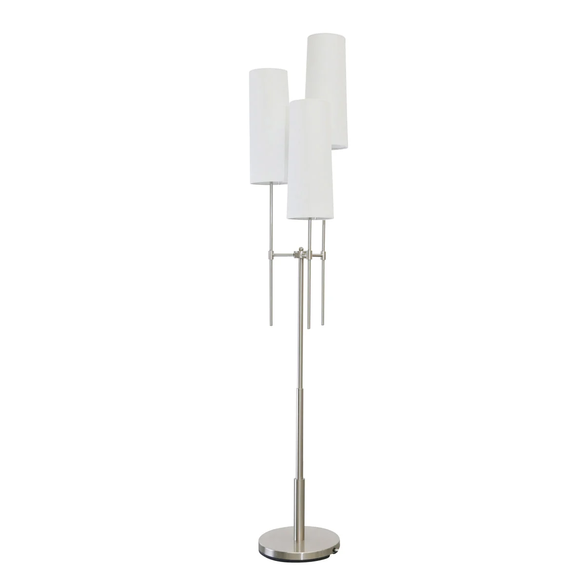Sagebrook Home Metal 68`` Floor Lamp With 3 Lights, Silver - Kd