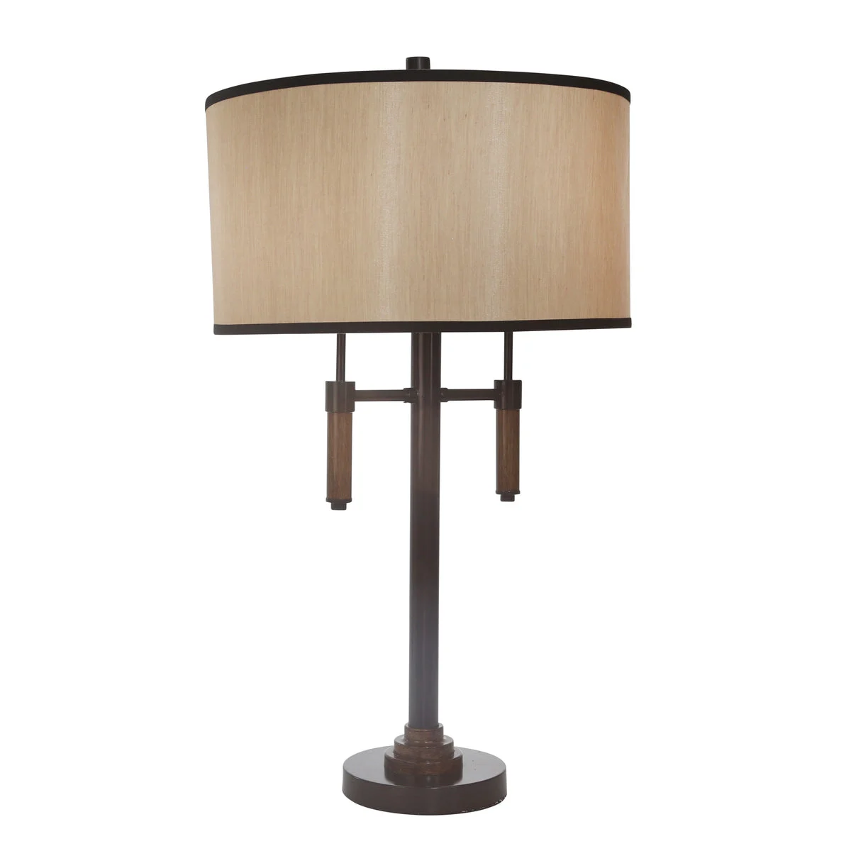 Sagebrook Home Metal 29`` Lodge 2 Light Tablelamp, Bronze