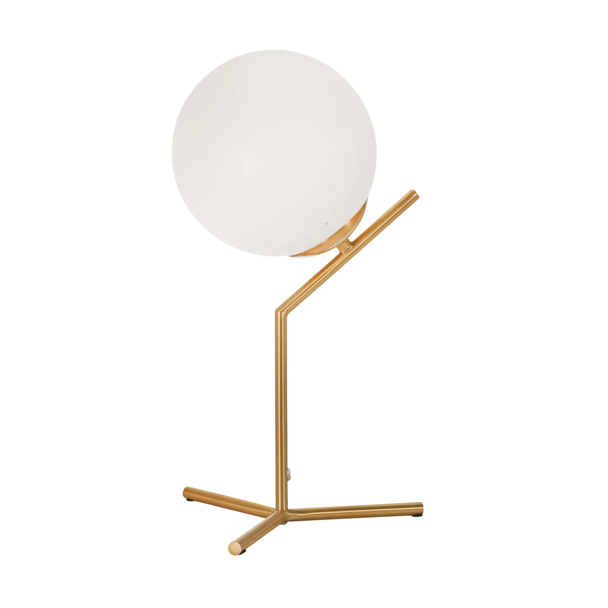 Sagebrook Home Metal 22`` Glass Orb Table Lamp, White/Gold