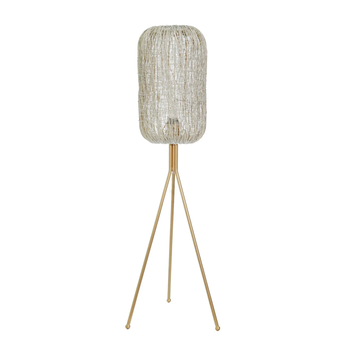 Sagebrook Home Metal 45`` Oval Bird`S Nest Lamp, Gold