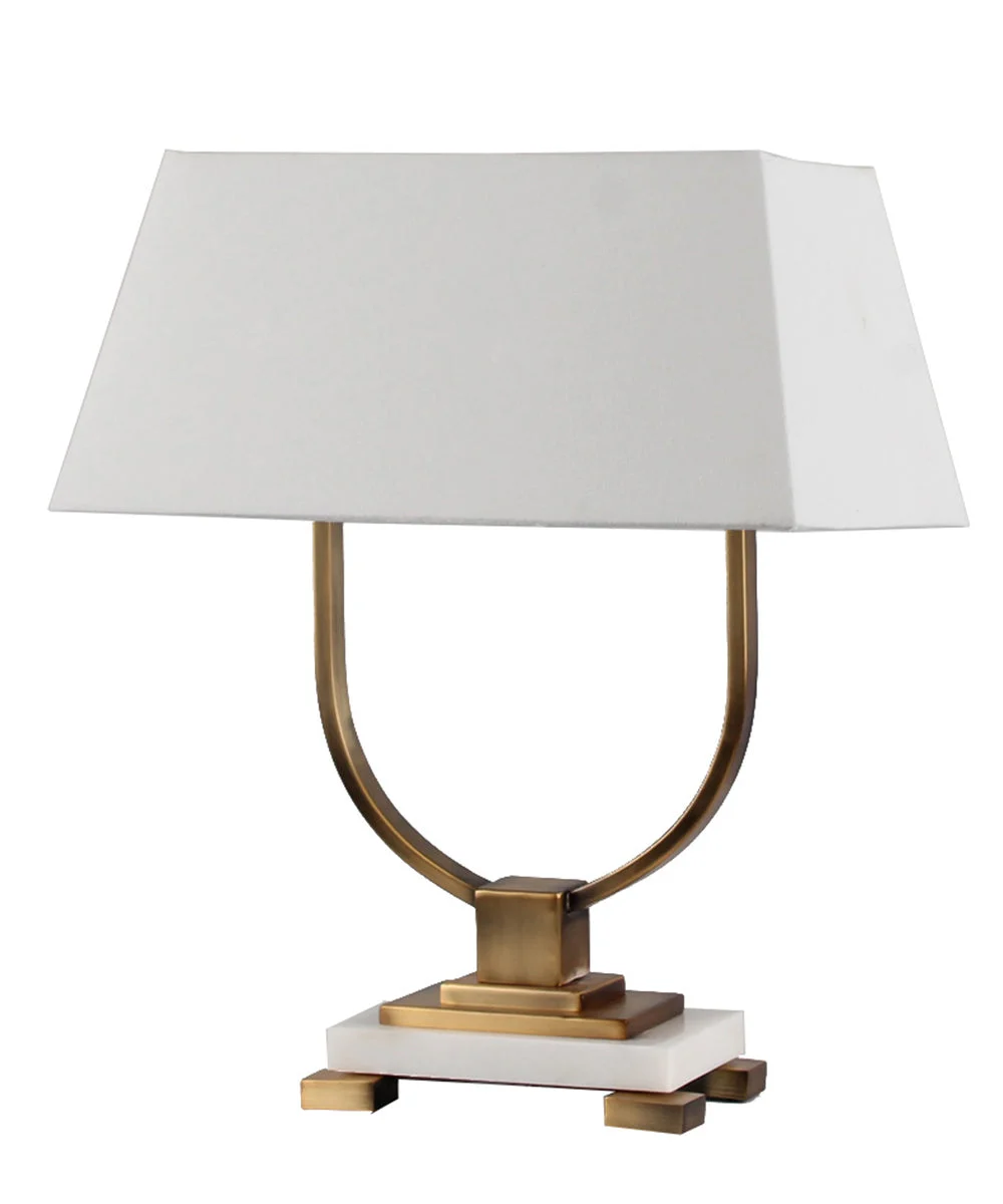 Sagebrook Home Metal 19`` Double Bulb Desk Lamp, Gold