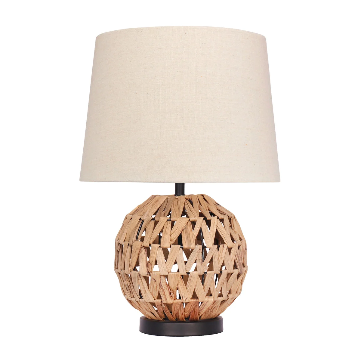 Sagebrook Home 50617 24" Rattan Table Lamp, Brown