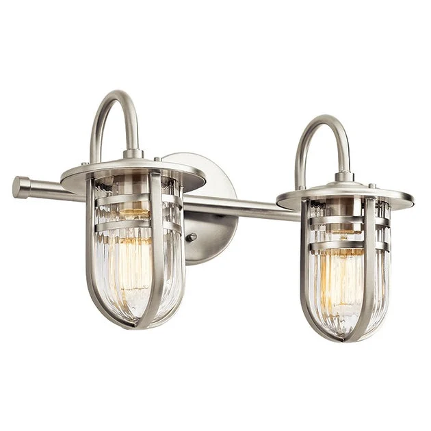 Caparros Two-Light Bathroom Vanity Fixture