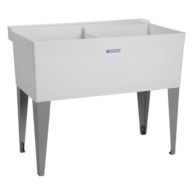 Utilatwin 40"W x 24"D Floor-Mount Laundry/Utility Tub