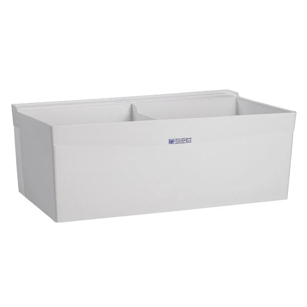 Utilatwin 40"W x 24"D Wall-Mount Laundry/Utility Tub