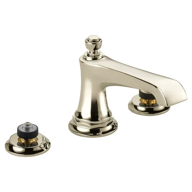 Rook Two Handle Widespread Bathroom Faucet without Handles