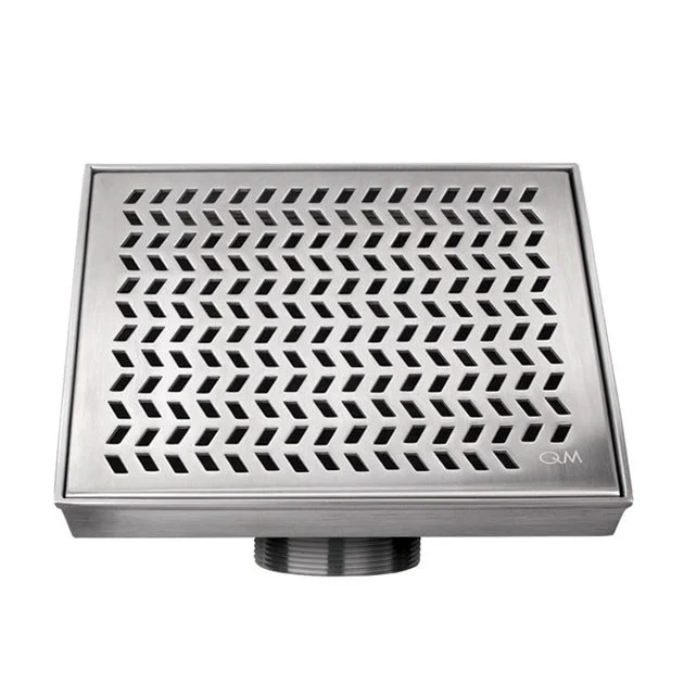 Delmar Series Nami Line Centerpoint Drain 4" x 4"